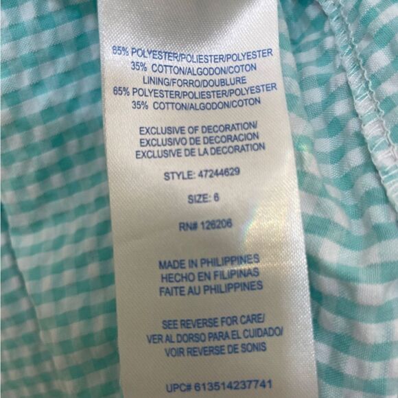 TWINS! TWO MARMELLATA SMOCKED SEERSUCKER DRESSES WITH EMBROIDERED SEAHORSES - Picture 11 of 11